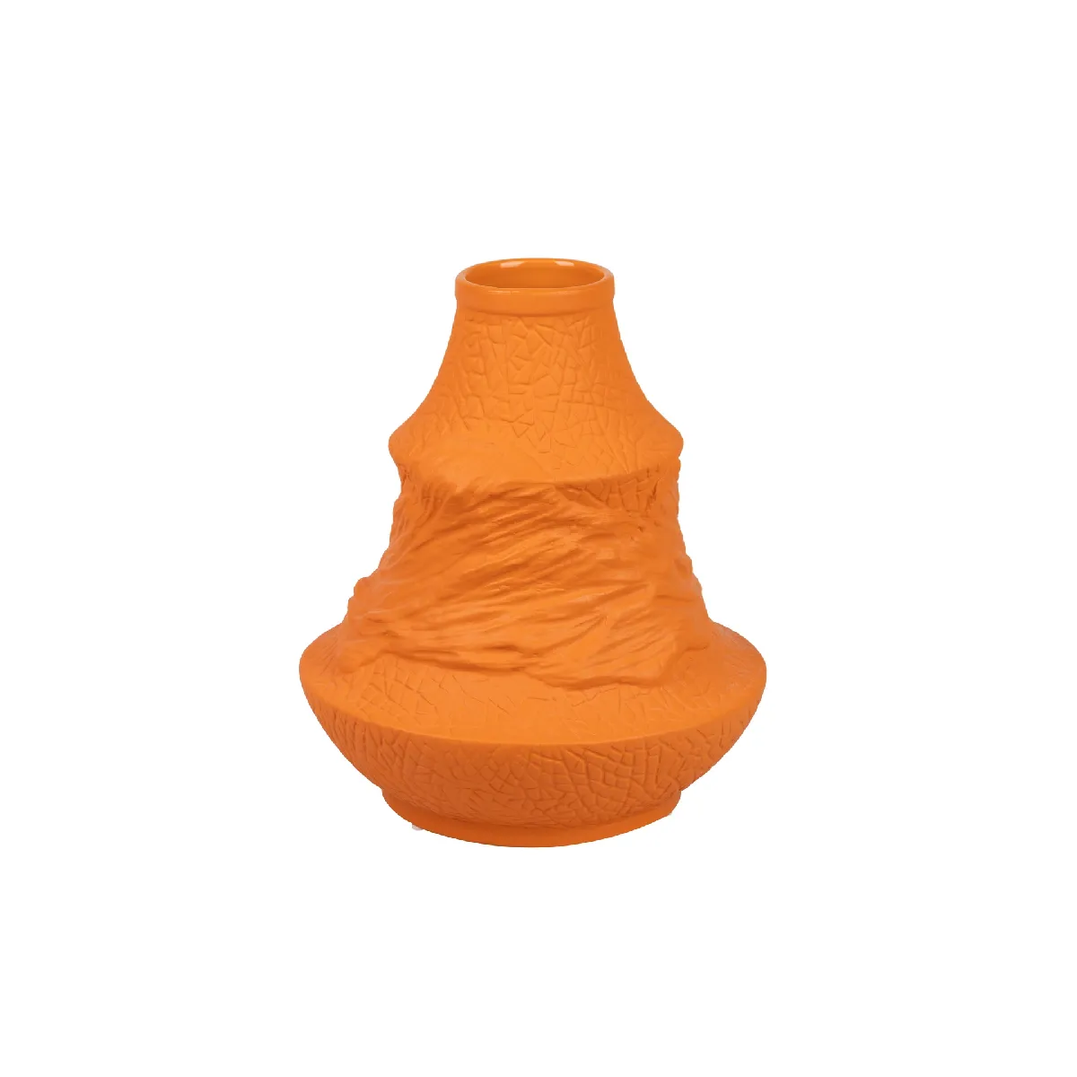 Vase en céramique couleur argile de Paxos 21 x 7 x 25 cm