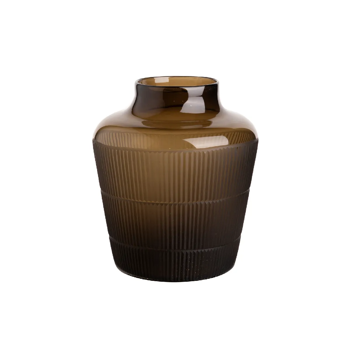 Vase décoratif en verre 27 x 27 x 32 cm