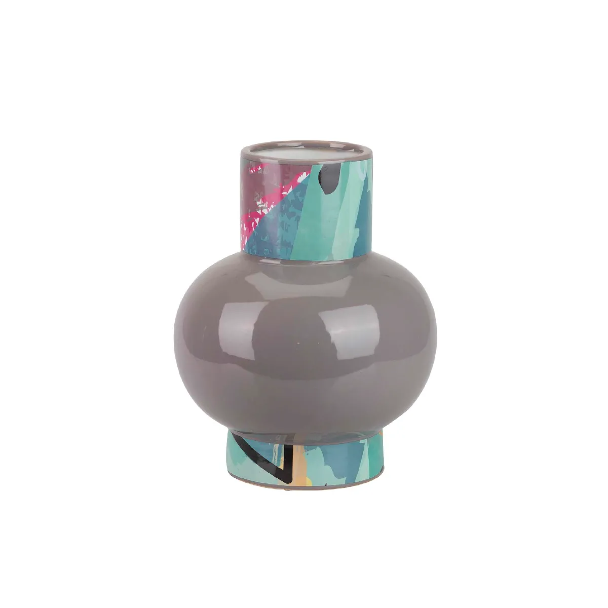 Vase en céramique dégradée 28 x 28 x 36 cm