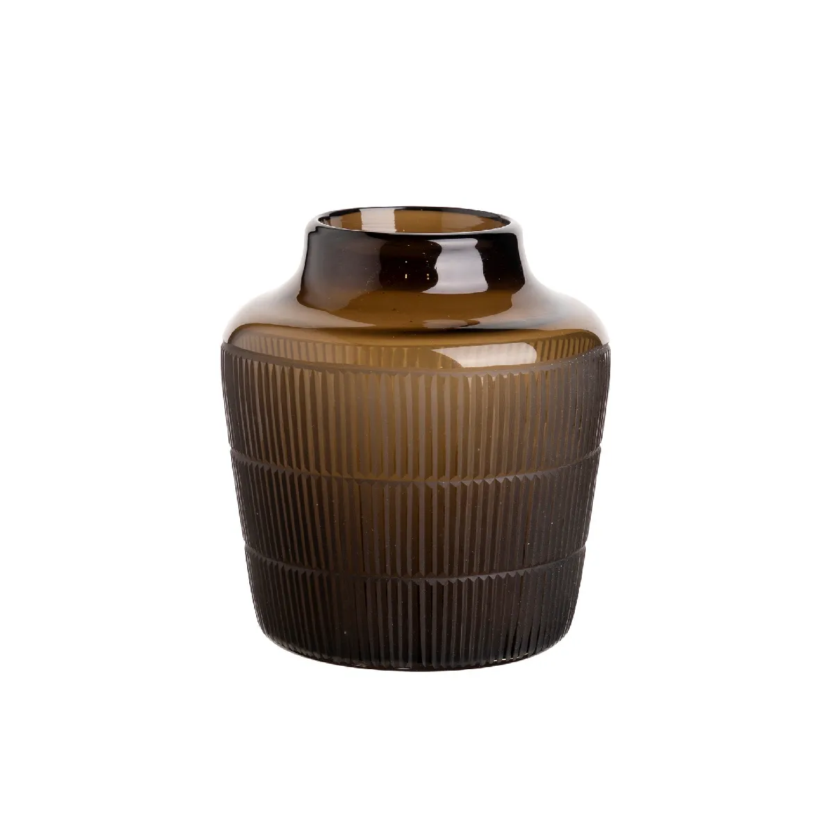 Vase décoratif en verre 22 x 22 x 24 cm