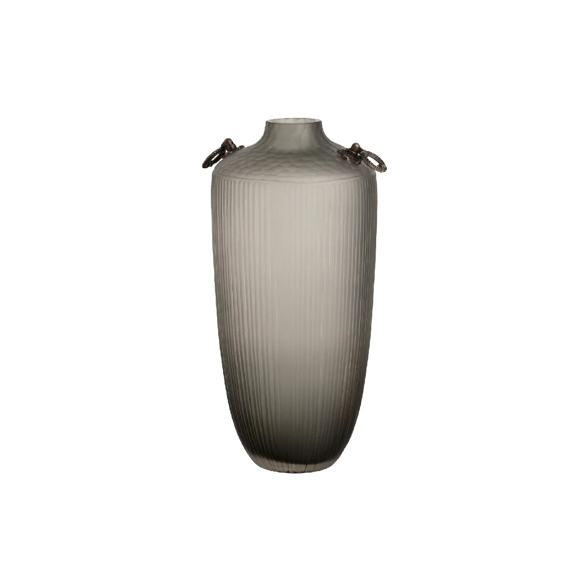 Vase décoratif en verre 17 x 17 x 36 cm