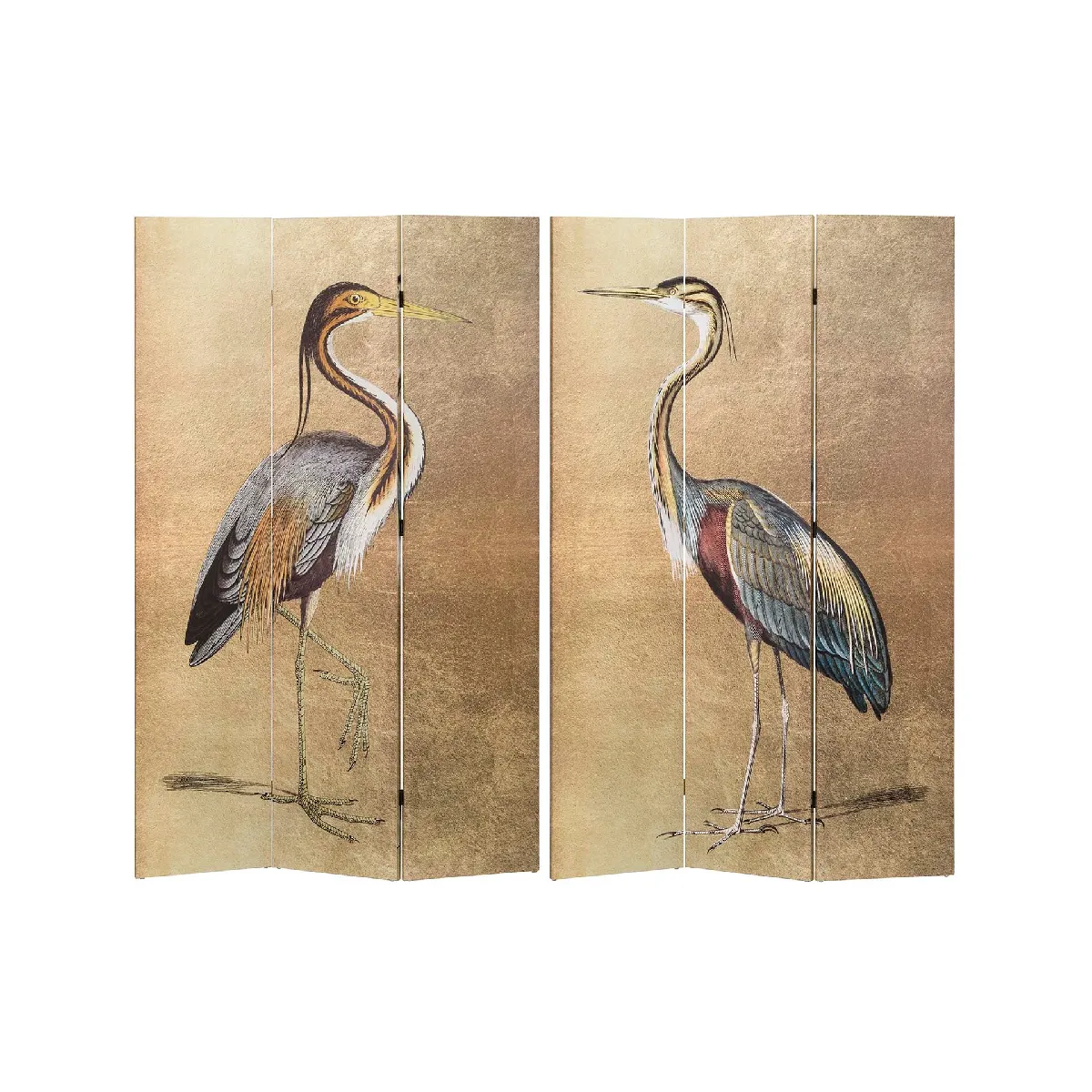Paravent en toile Hérons 120 x 3 x 180 cm