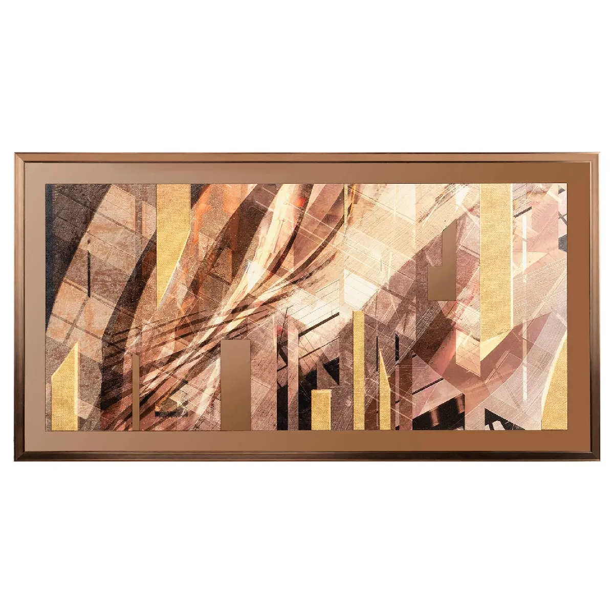 Peinture abstraite encadrée ps 180 x 4 x 95 cm