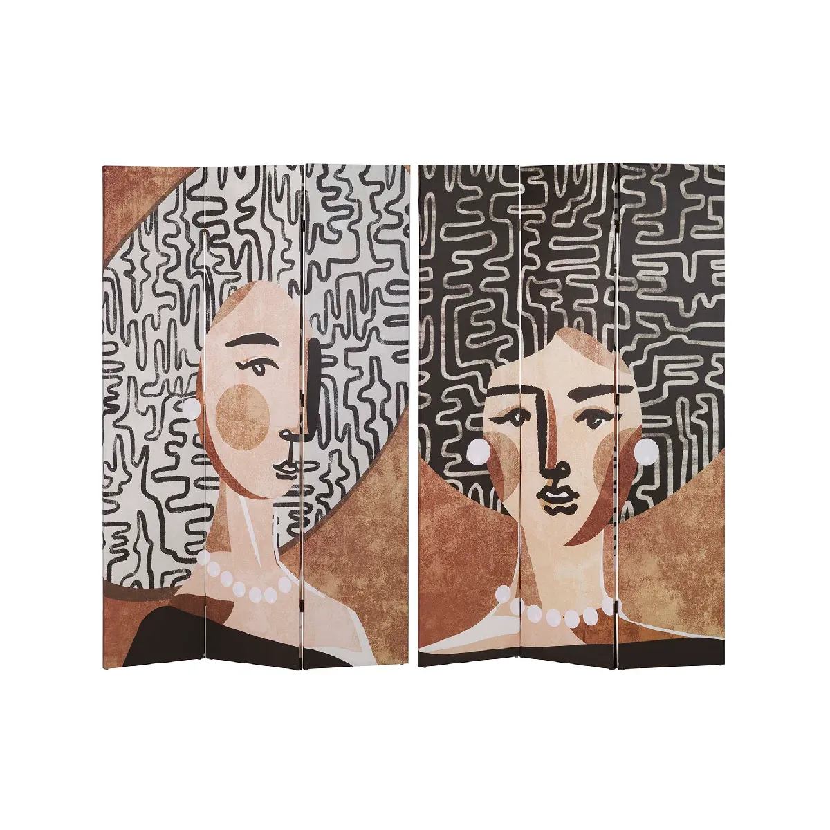 Paravent en toile pour femmes - 120 x 3 x 180 cm