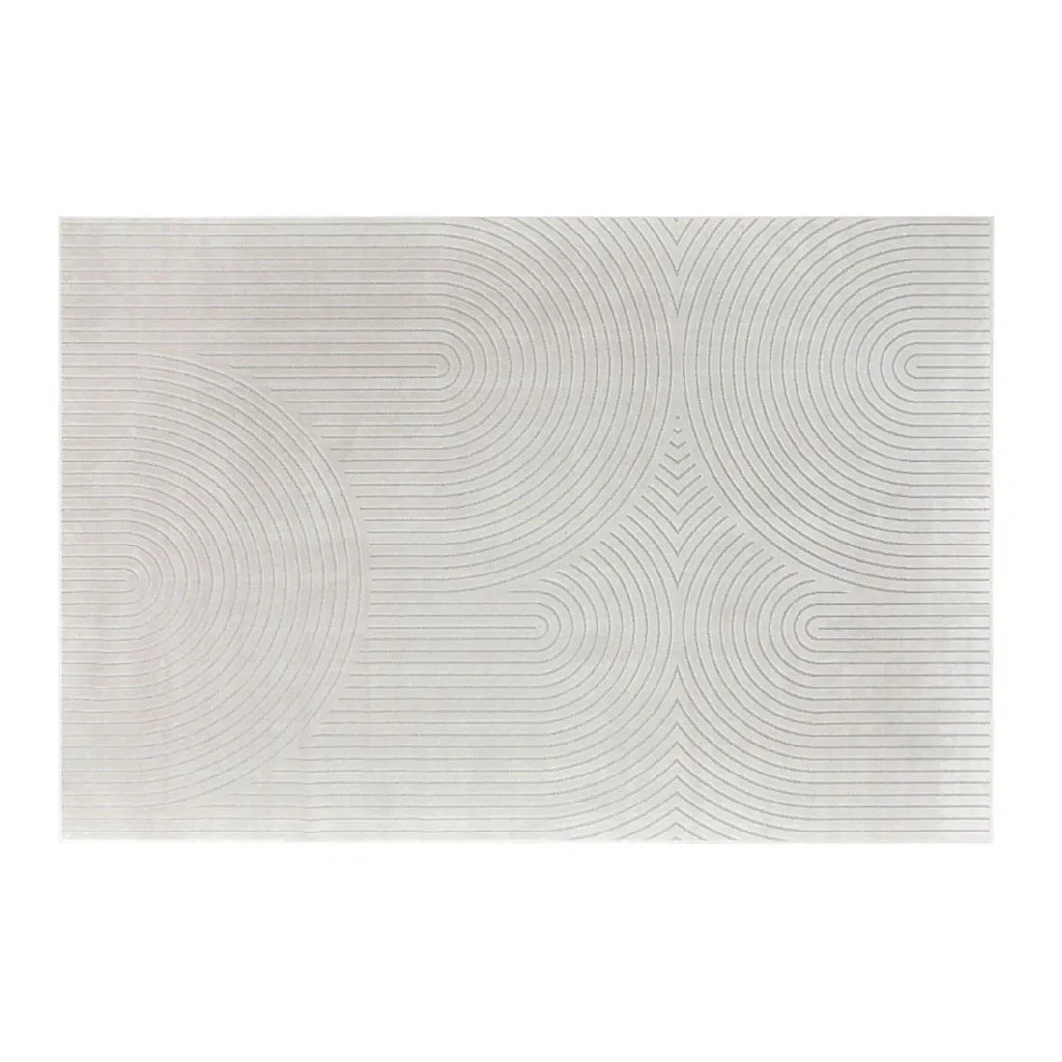 Tapis Déco Imprimé "géode" 140x200cm Naturel
