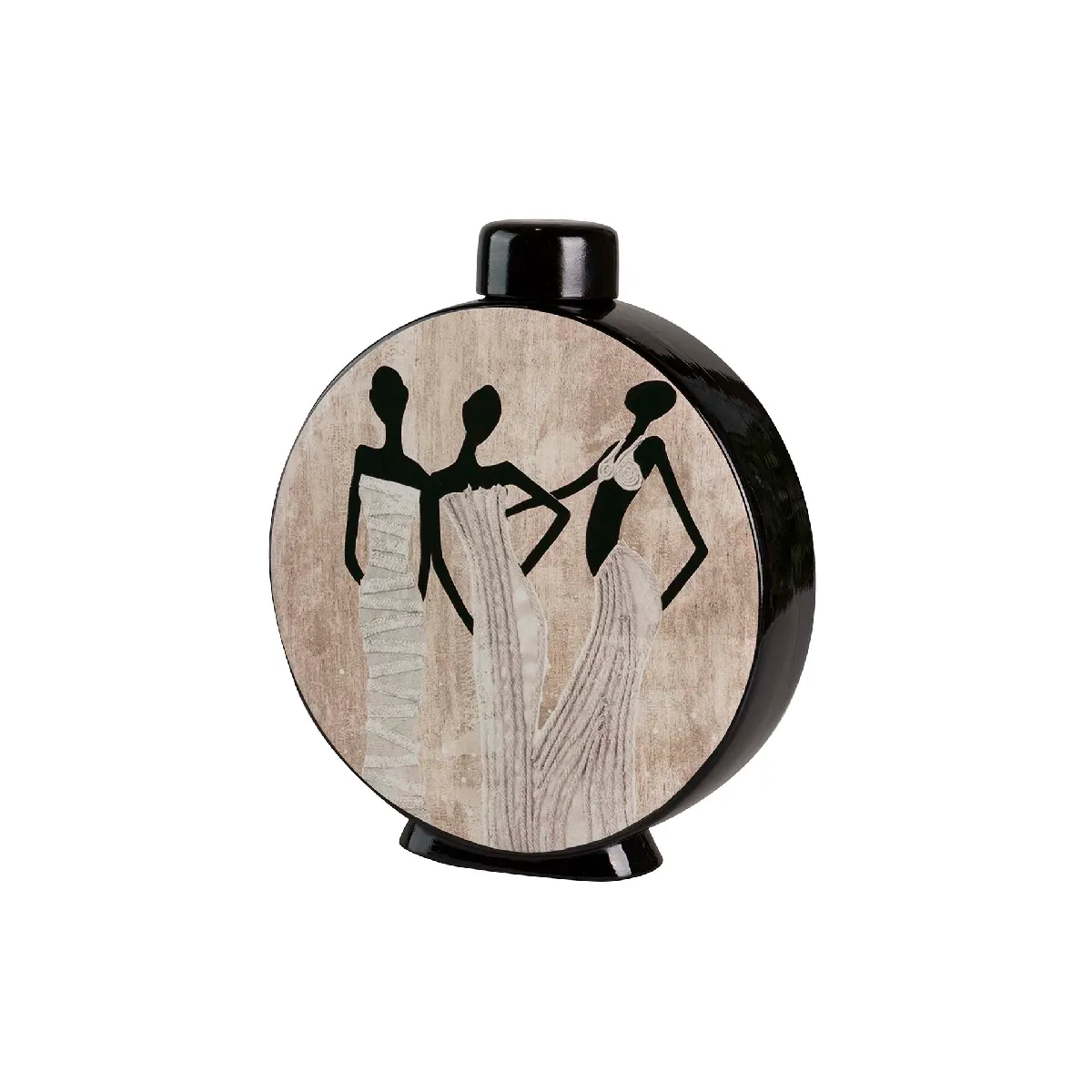 Pot en céramique africaine 28 x 8 x 33 cm