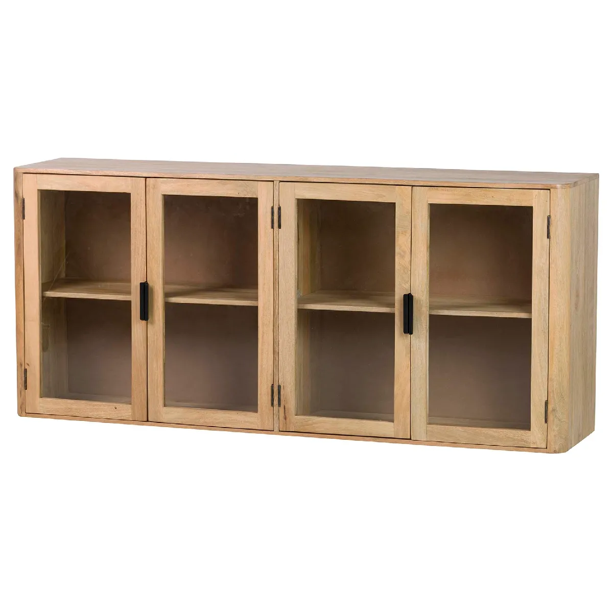 Buffet Felo en bois de manguier brun - 180 x 40 x 80 cm
