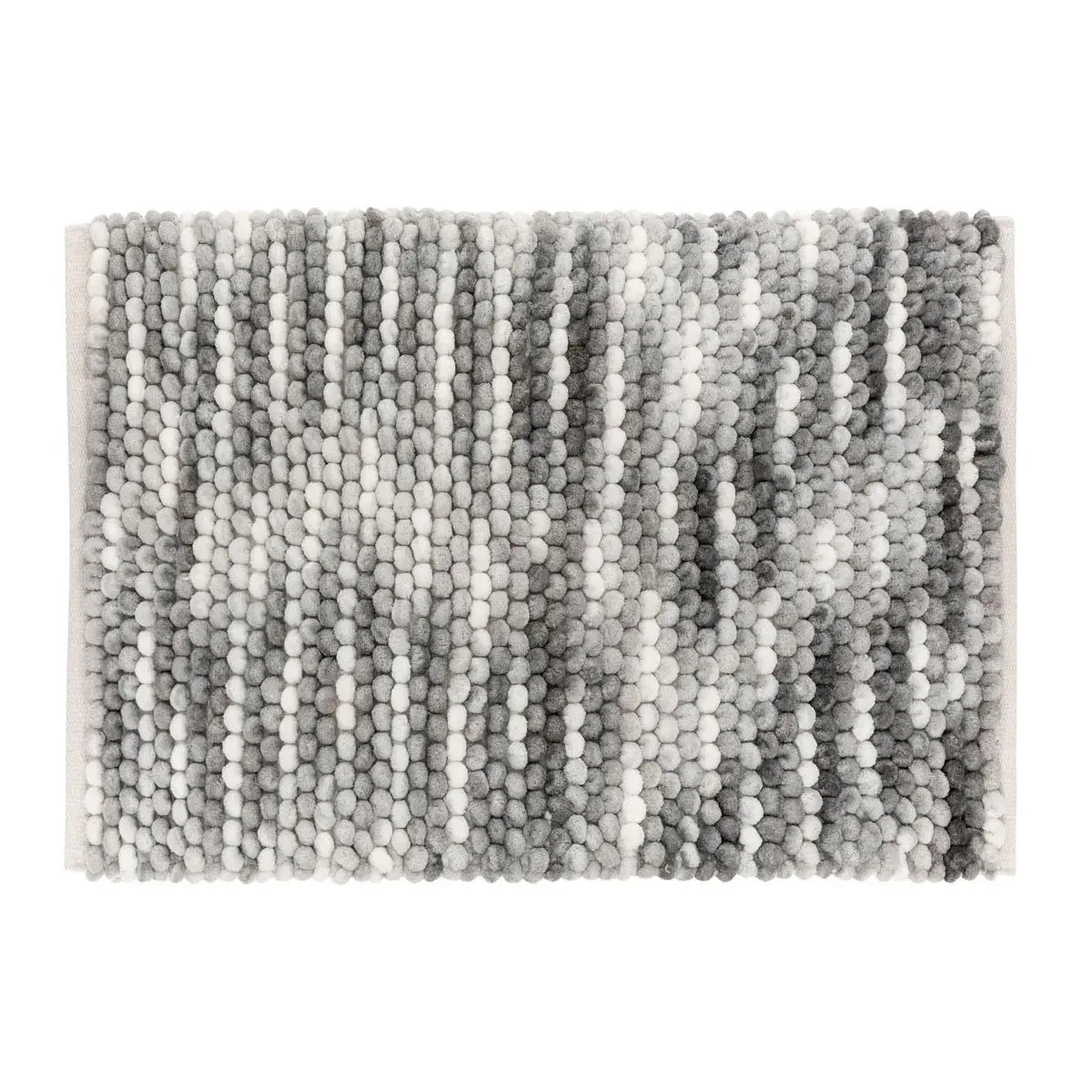 Tapis De Bain Boule En Coton Gris 75x50cm - 5five
