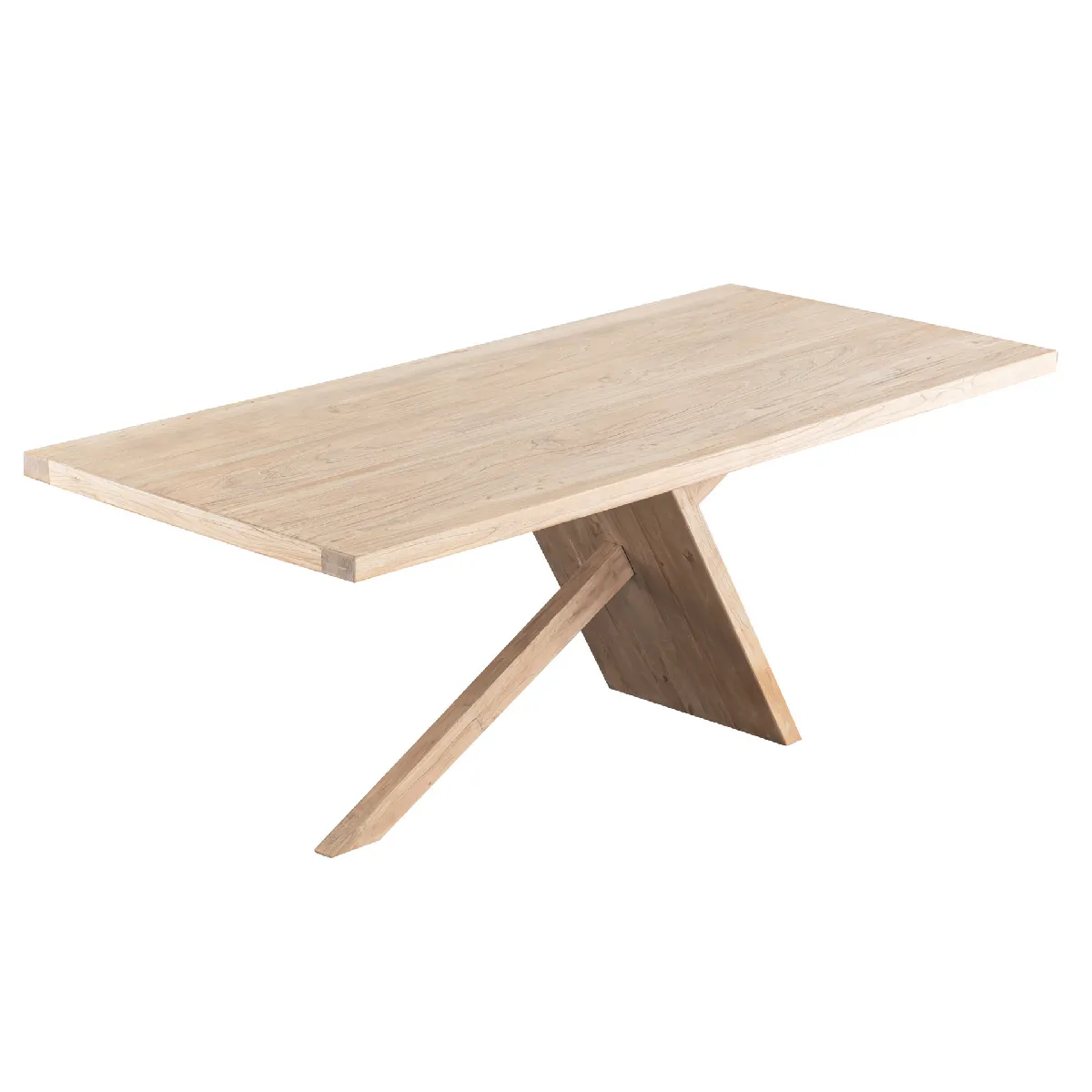 Table de salle à manger rectangulaire en bois d'Amala - 200 x 90 x 76 cm