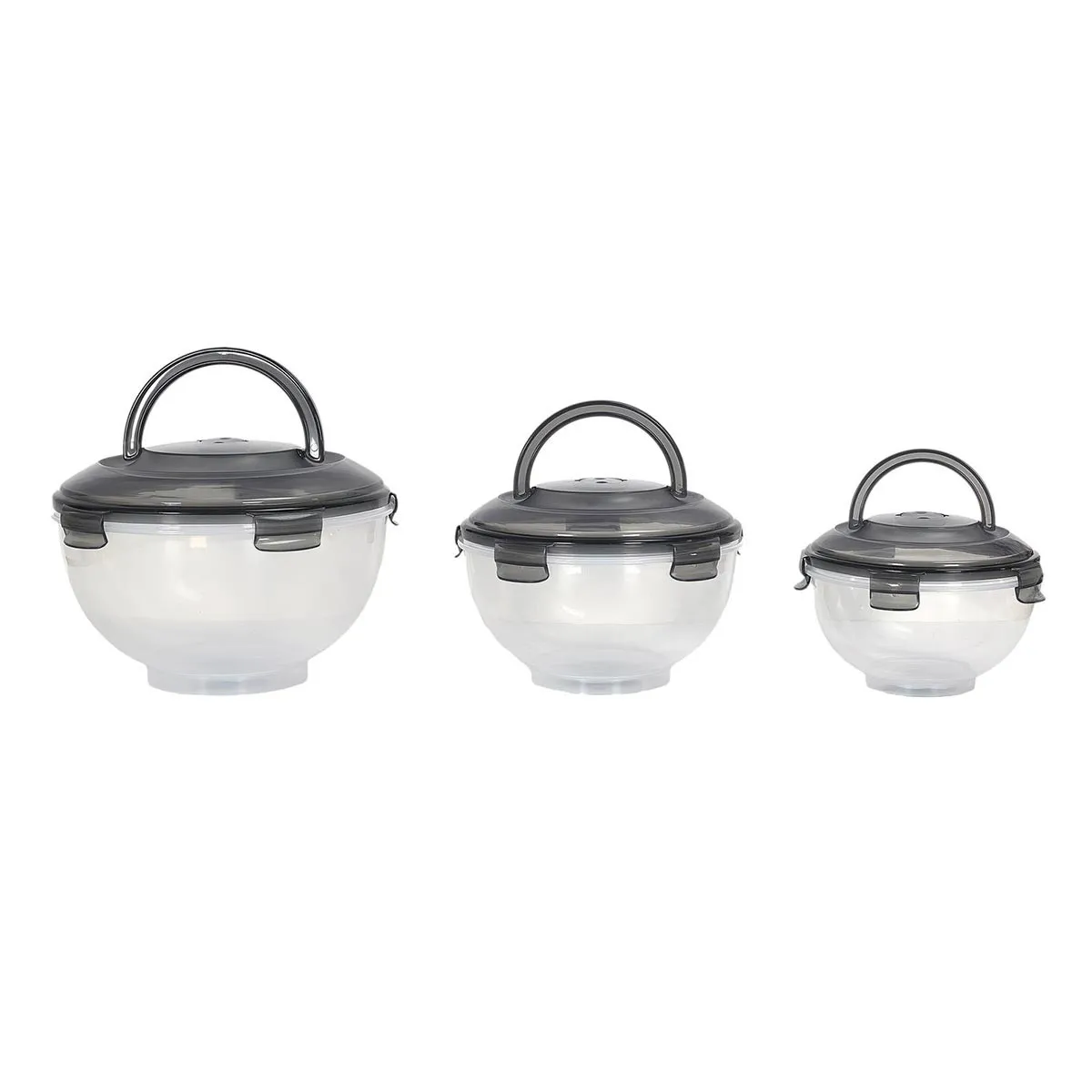 Lot de 3 Boîtes à Emporter - COOK CONCEPT - Pratiques - Polyvalentes - Bleues