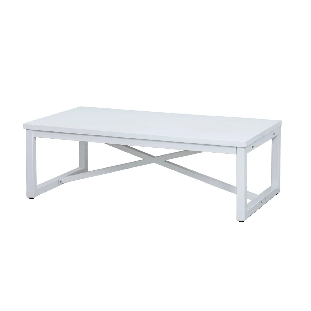 Table basse Nashville en bois et métal - 120 x 70 x 41 cm