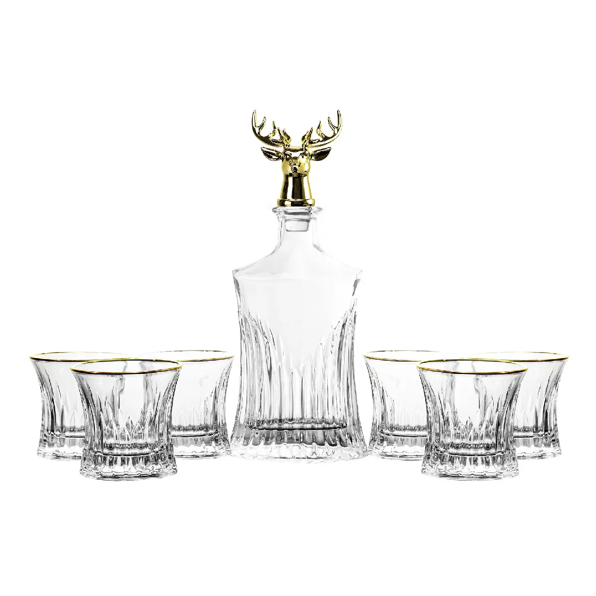 Coffret de 7 verres à whisky, 700 ml