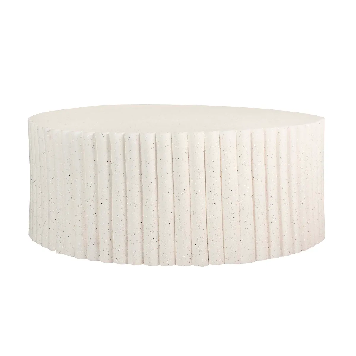 Table basse blanche Sedit - 106 x 106 x 42 cm