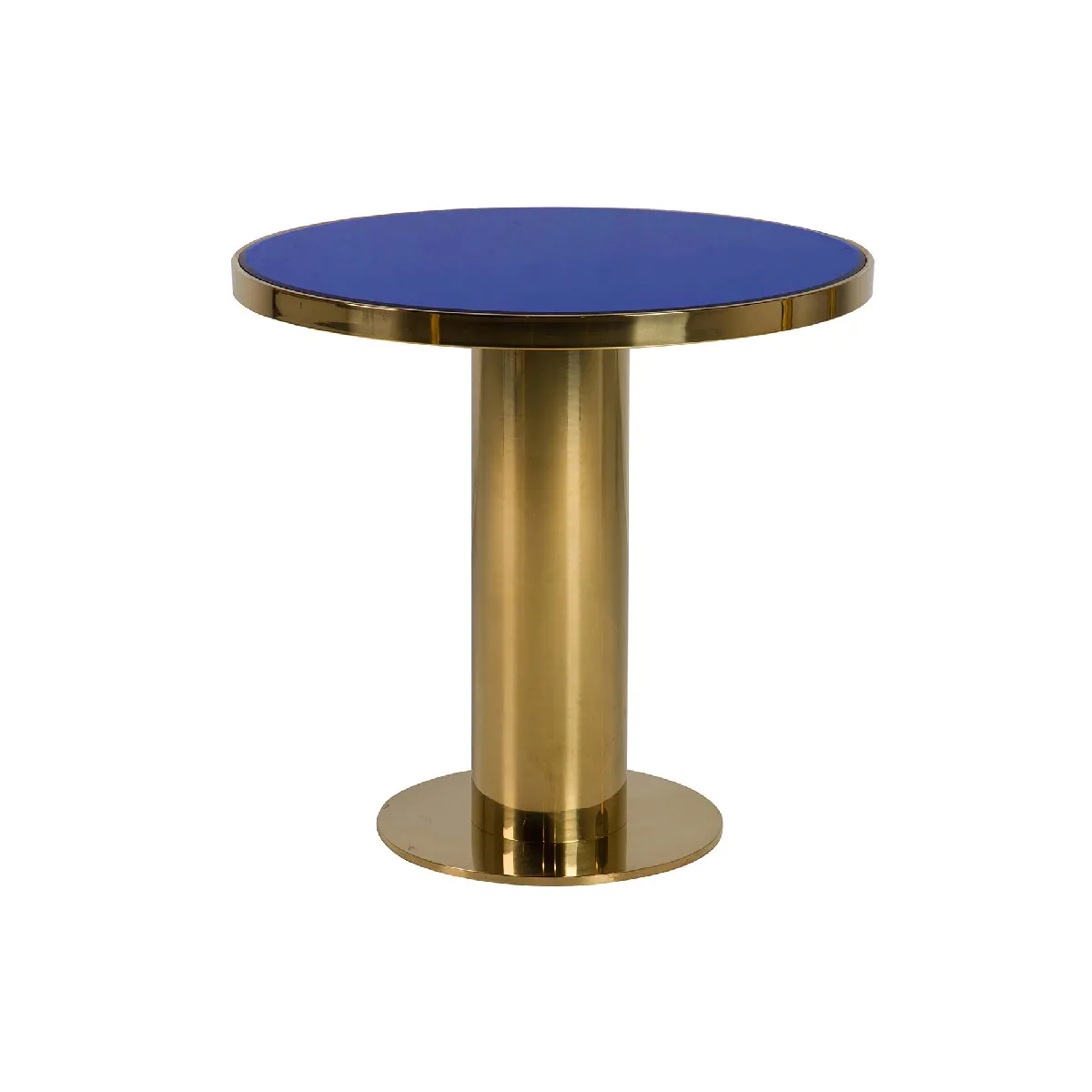 Tables de salle à manger en acier inoxydable doré - 80 x 80 x 75 cm