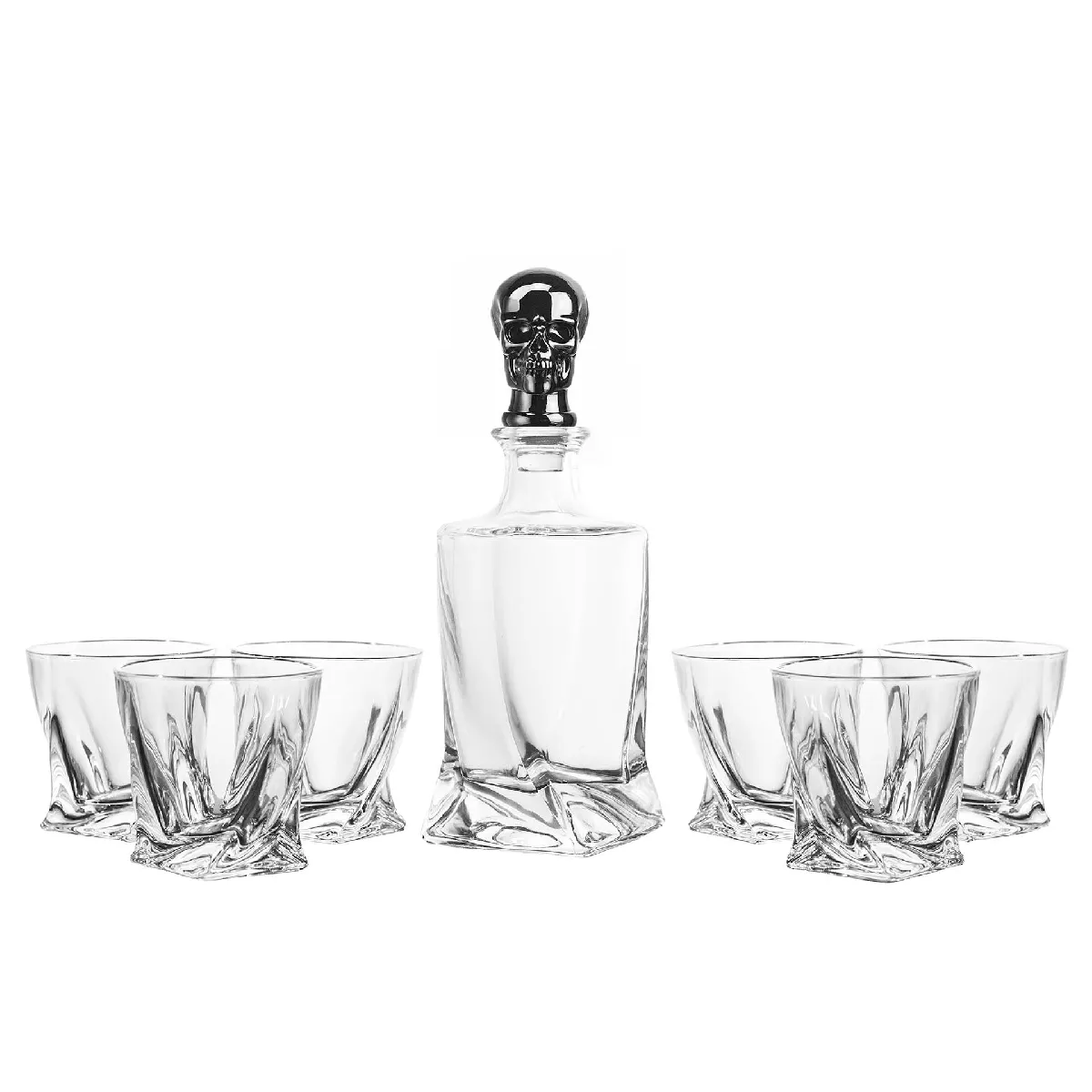 Coffret de 7 verres à whisky, 750 ml