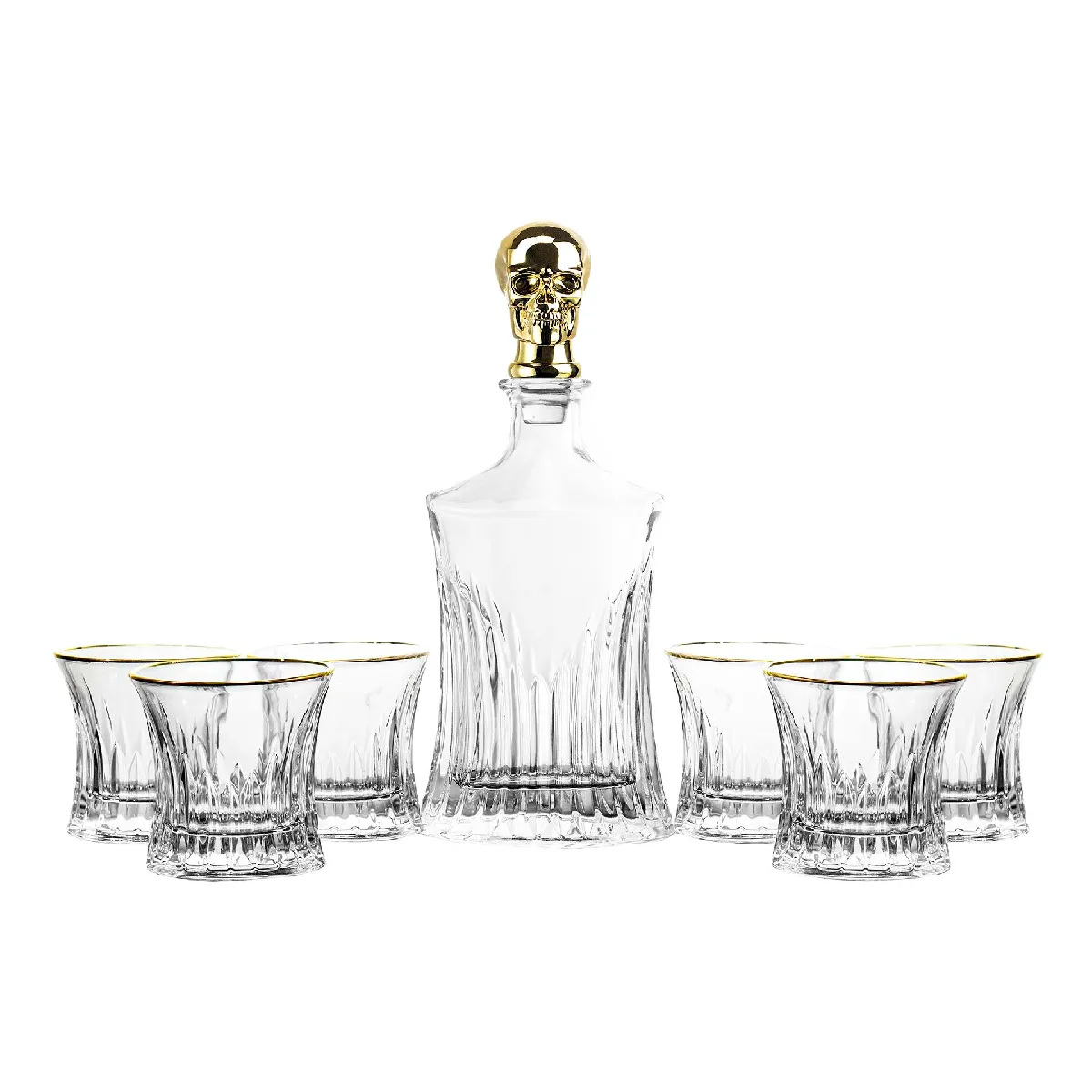 Coffret de 7 verres à whisky, 700 ml
