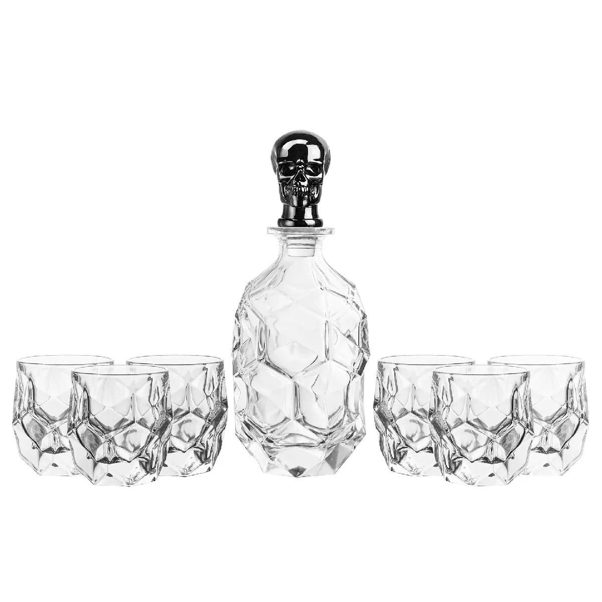 Coffret de 7 verres à whisky, 750 ml