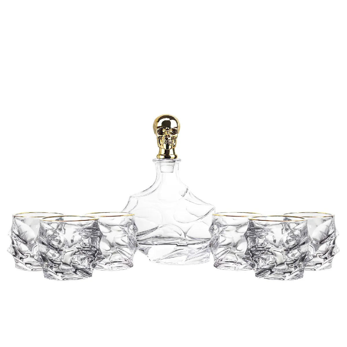Coffret de 7 verres à whisky, 760 ml