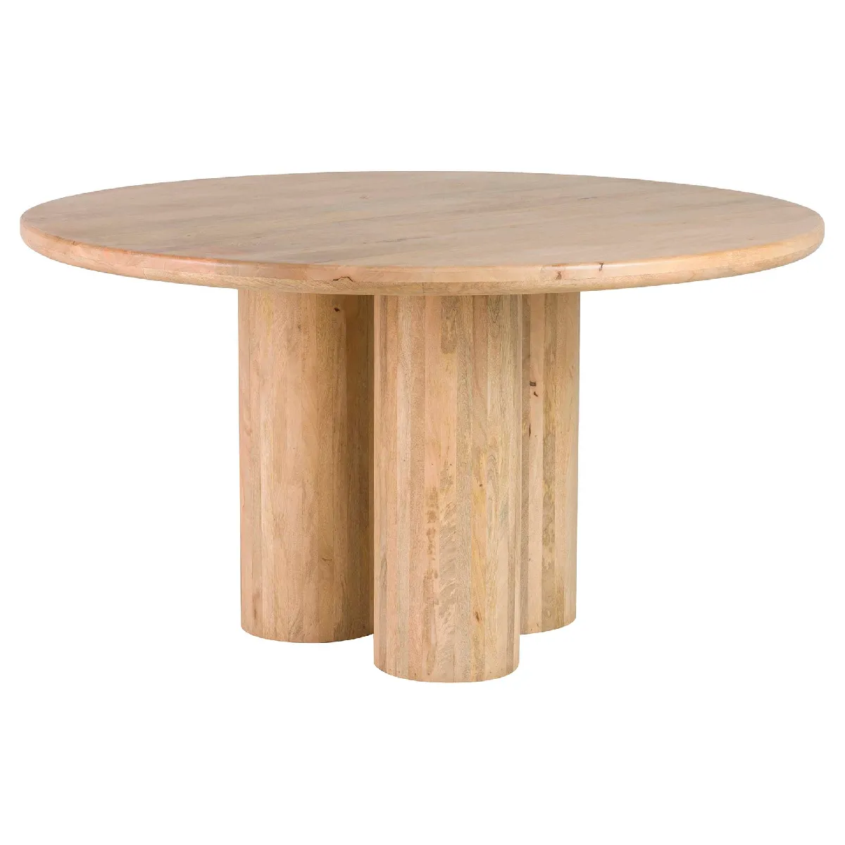 Table à manger Felo en bois de manguier - 140x140x76 cm