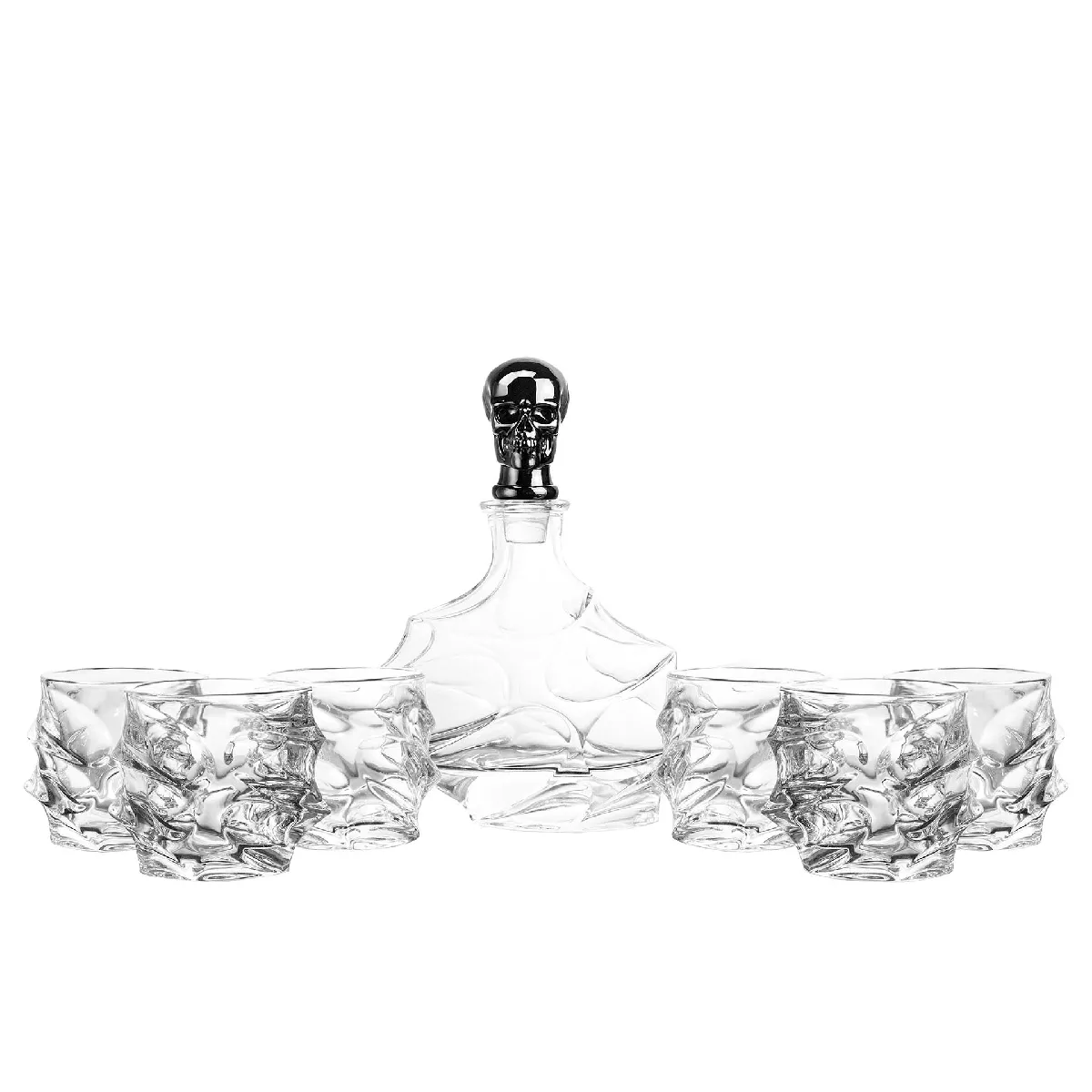 Coffret de 7 verres à whisky, 760 ml