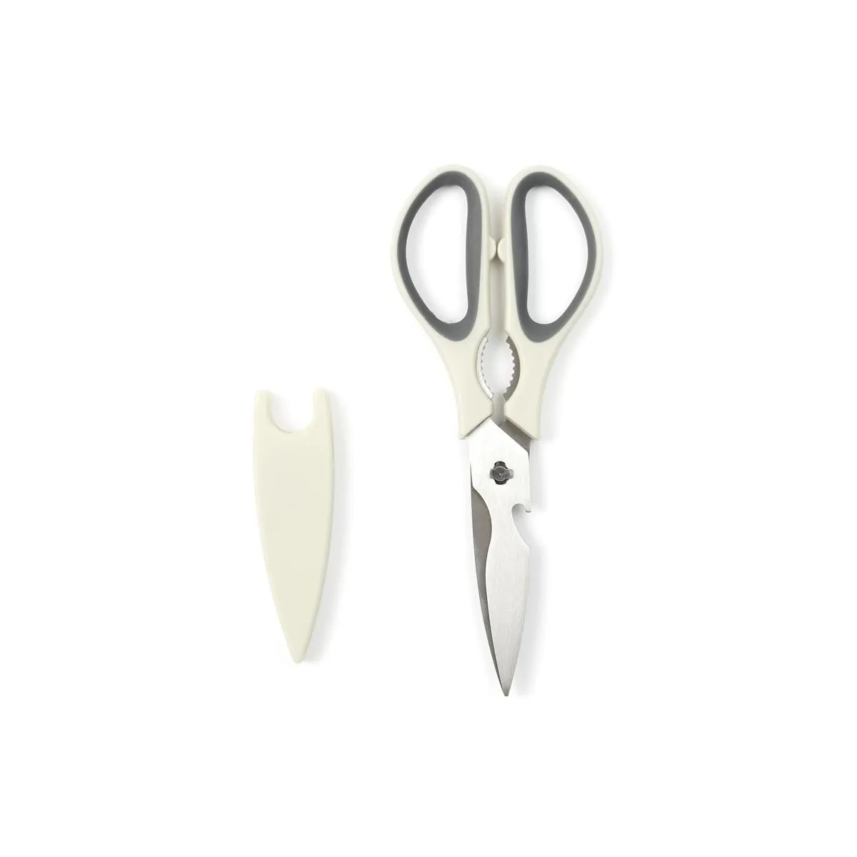 Ciseaux Multifonction - Cook Concept - M36 - Beige - Avec Étui Aimanté