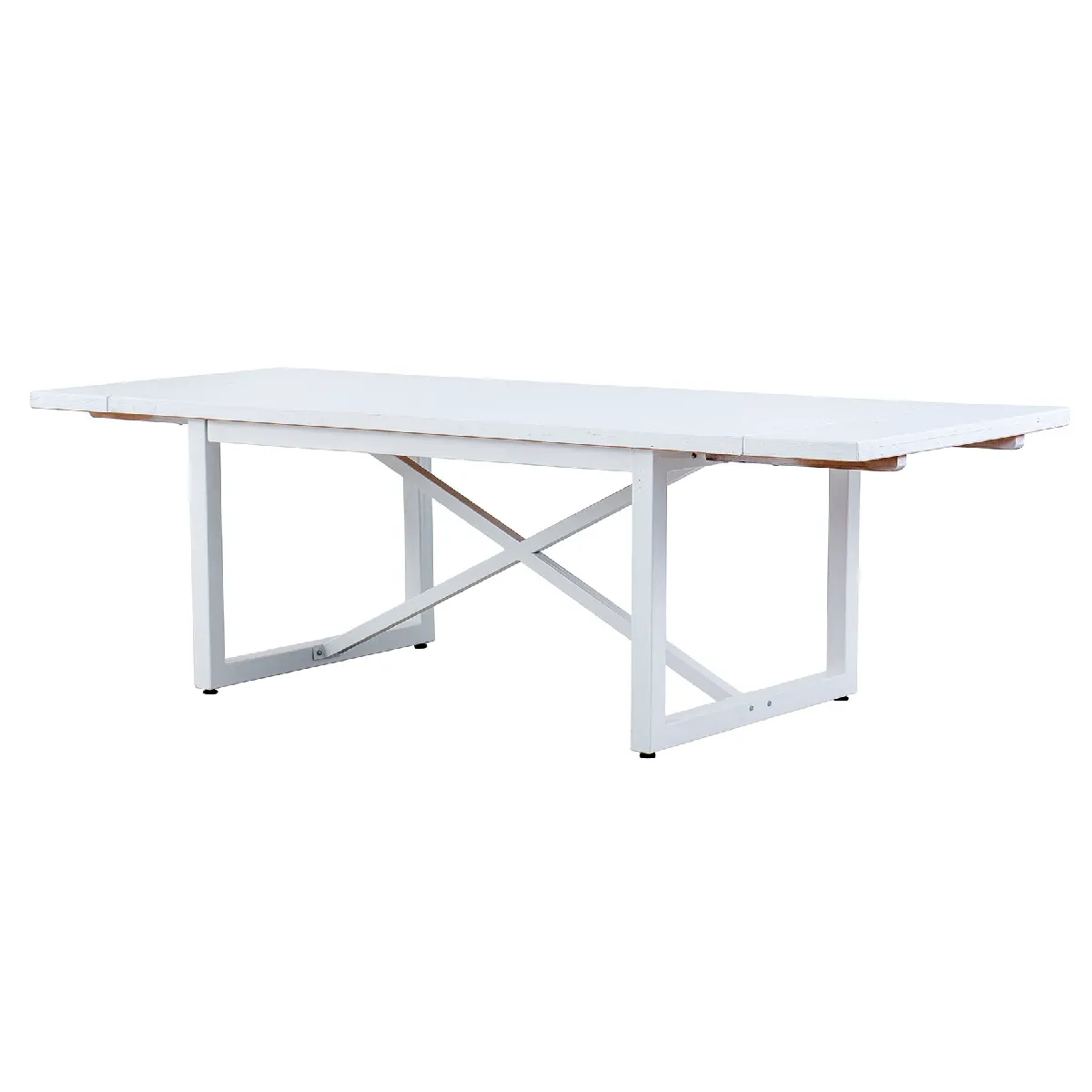 Table de salle à manger Nashville en bois et métal - 260 x 100 x 78 cm