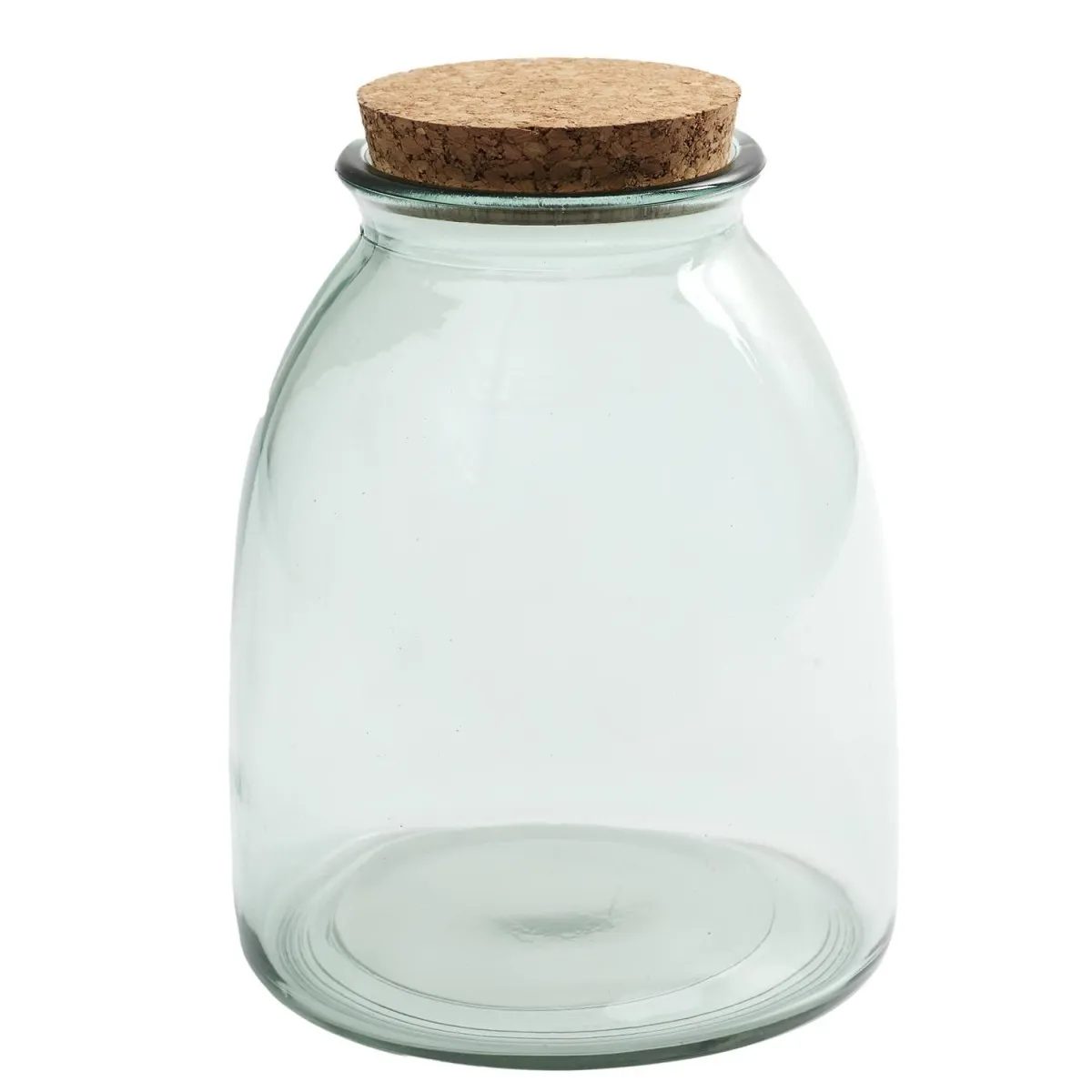 Bocal En Verre - Cook Concept - Couvercle En Liège - 1l - Transparent