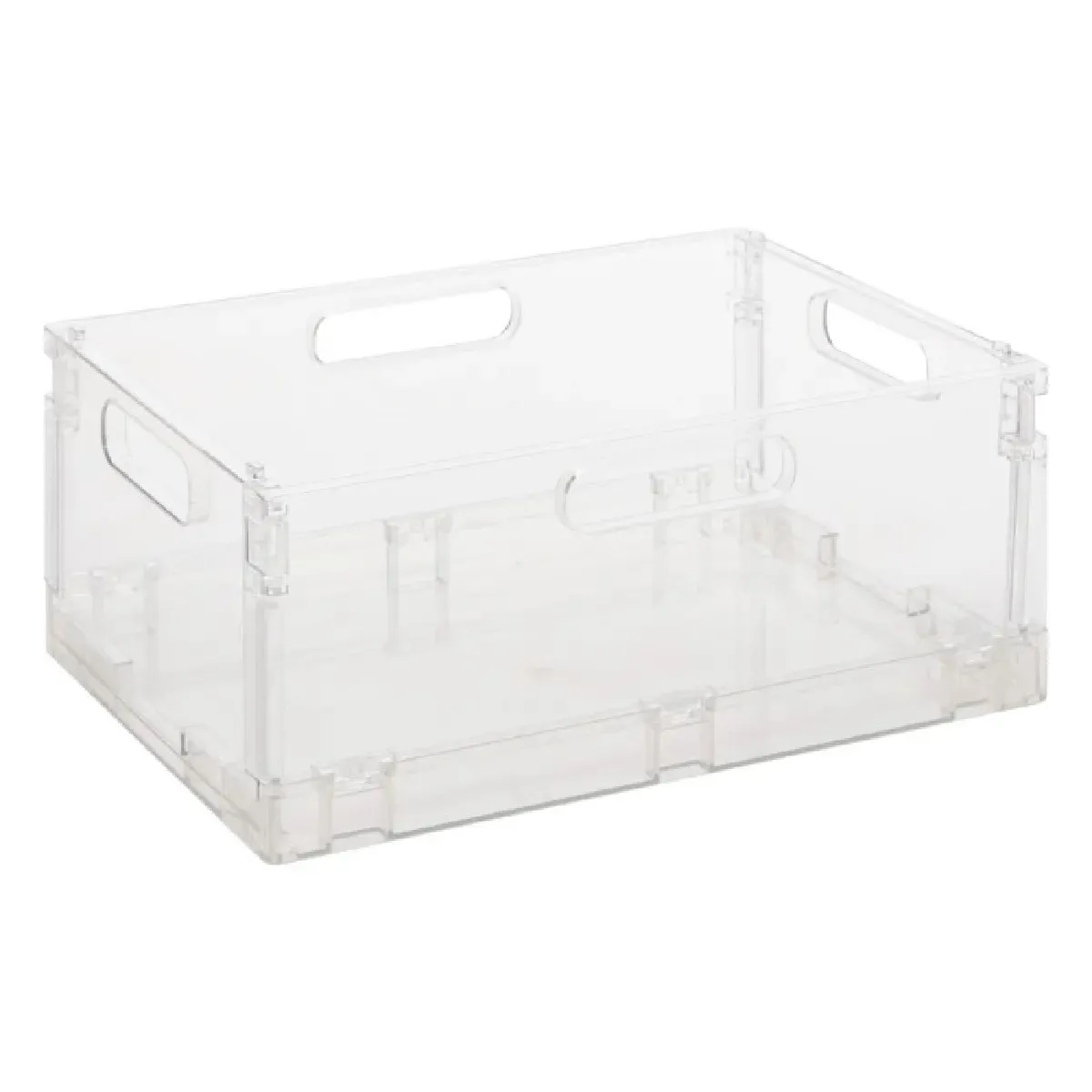 Boîte De Rangement "fold'n'box" Pliable Et Empilable Beige 22l - 5five