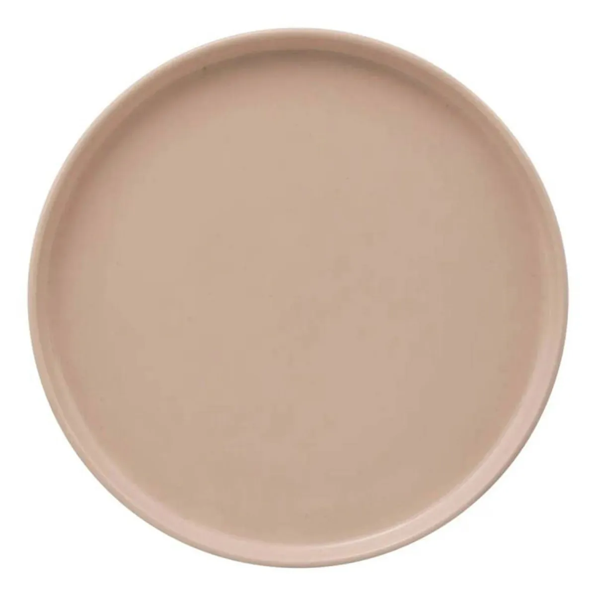 Lot De 6 Assiettes Plates "marie" En Céramique Rose D27cm - Sg Secret De Gourmet