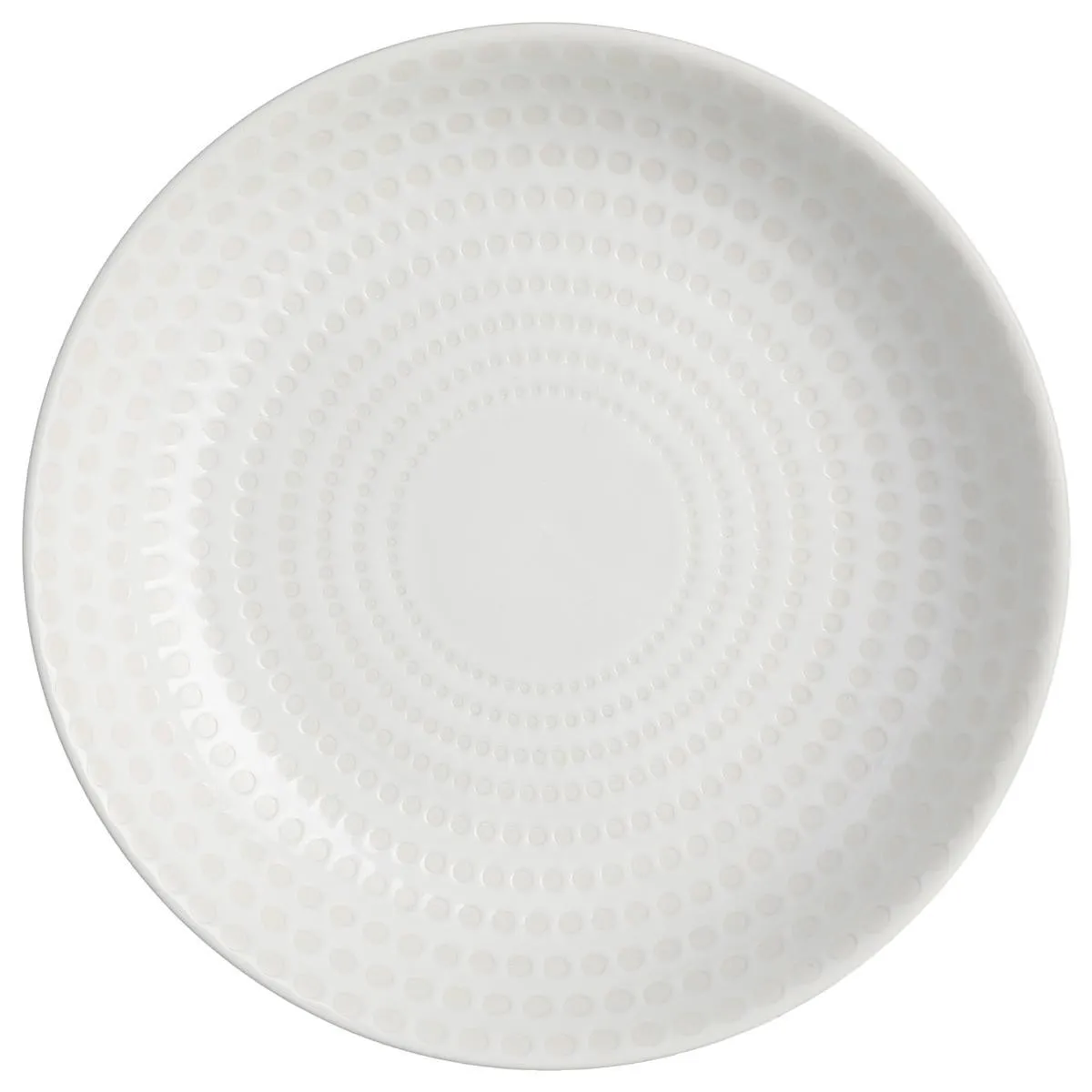 Lot De 6 Assiettes Creuses "galaxie" 20cm Blanc