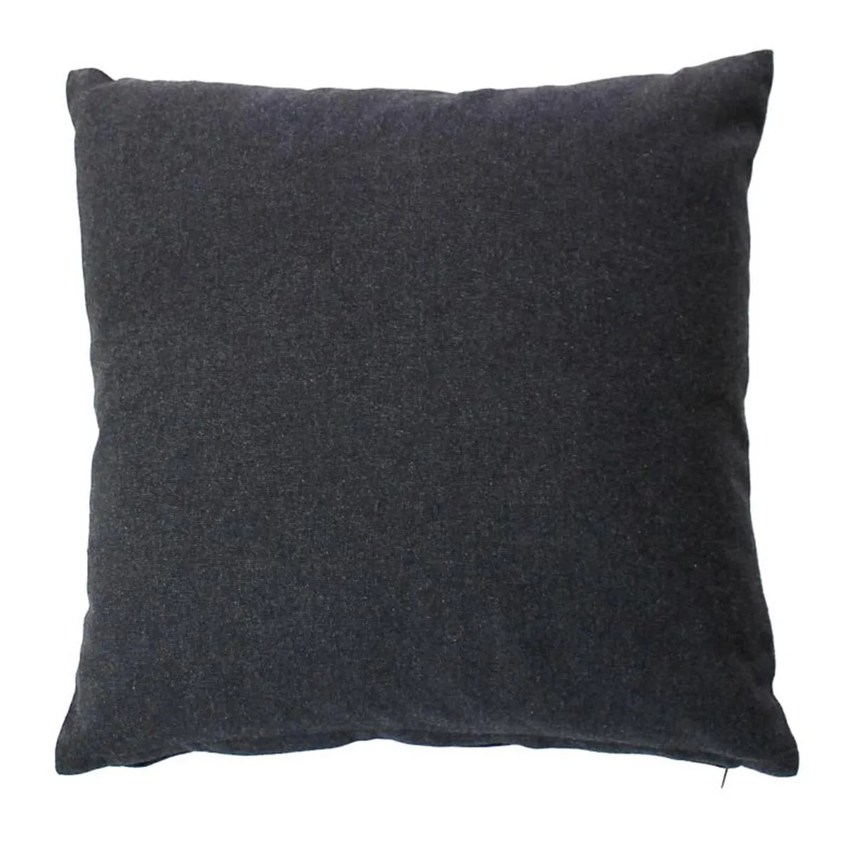 Coussin Déco Uni "dune" 40x40cm Gris Foncé