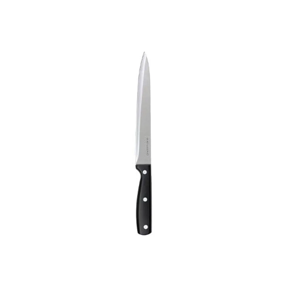 Couteau À Trancher Inox "essentiel Black" Lame 20cm - 5five