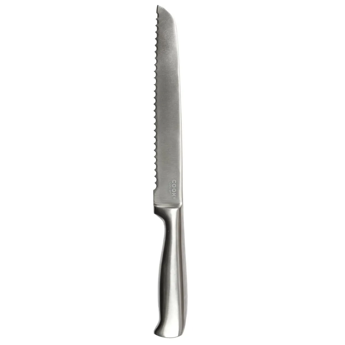 Couteau À Pain - Cook Concept - Acier Inoxydable - Cranté - Gris