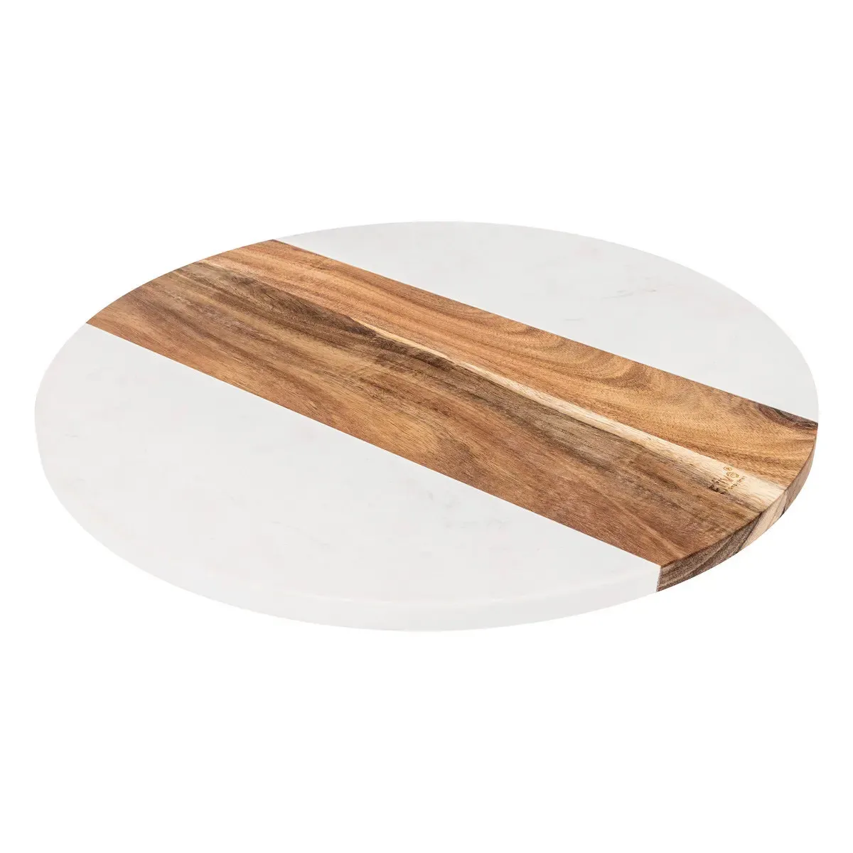Plateau Tournant "harmony" Rond D35cm En Acacia - 5five