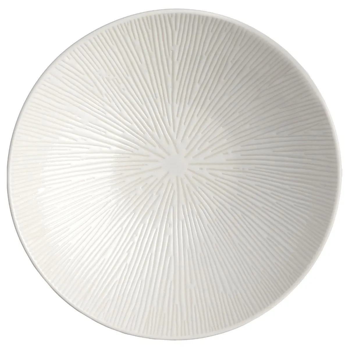 Lot De 6 Assiettes Creuse Atelier Crème 19 Cm - Sg Secret De Gourmet
