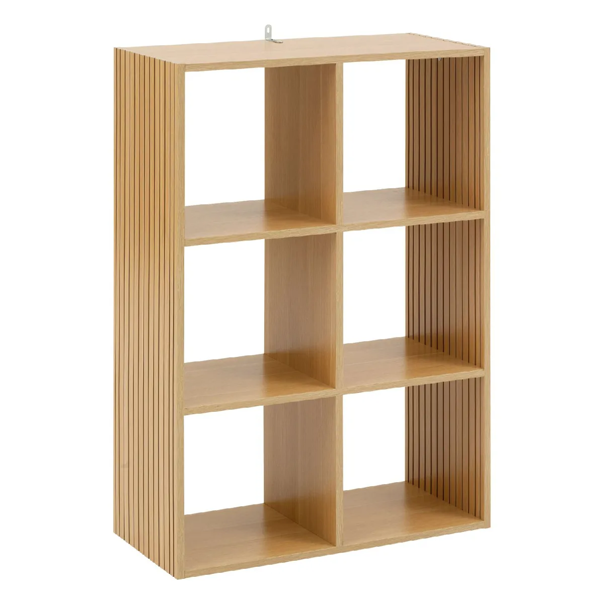 Étagère 6 Cases "tasso" Effet Bois Naturel - 5five