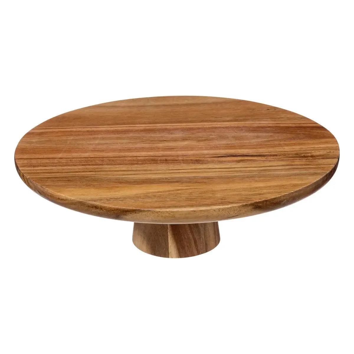 Présentoir À Gâteau "jiling" En Acacia D28cm - Sg Secret De Gourmet