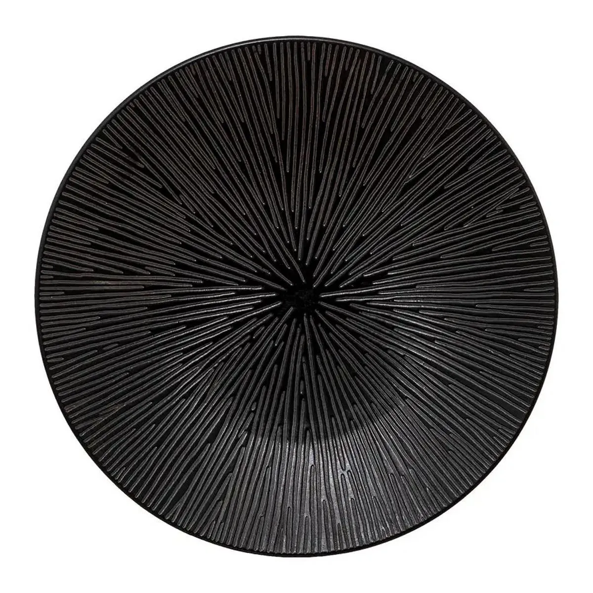Assiette À Dessert Atelier D.21cm Noir - Sg Secret De Gourmet