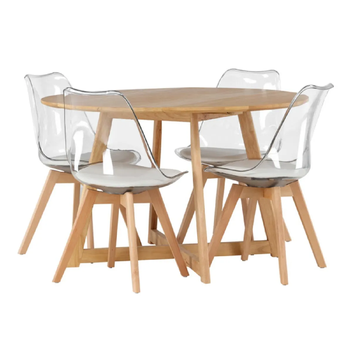 Yakidon Dining Table with Edvin Chairs