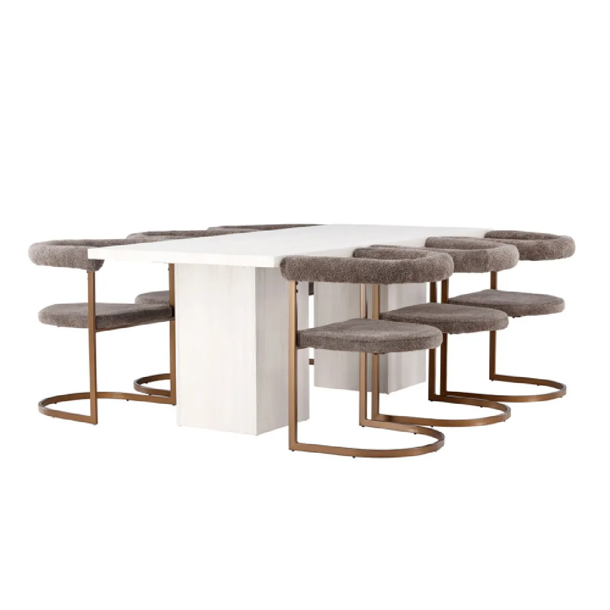 Olga Dining Table with Morning Chairs