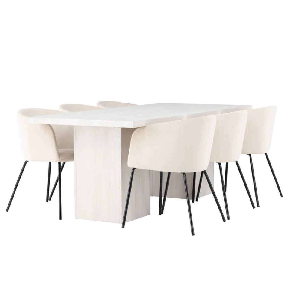 Olga Dining Table with Berit Chairs