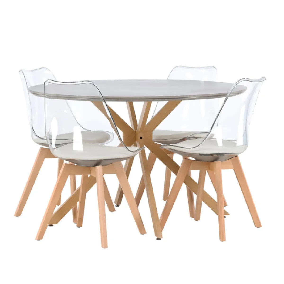 Piazza Dining Table with Edvin Chairs