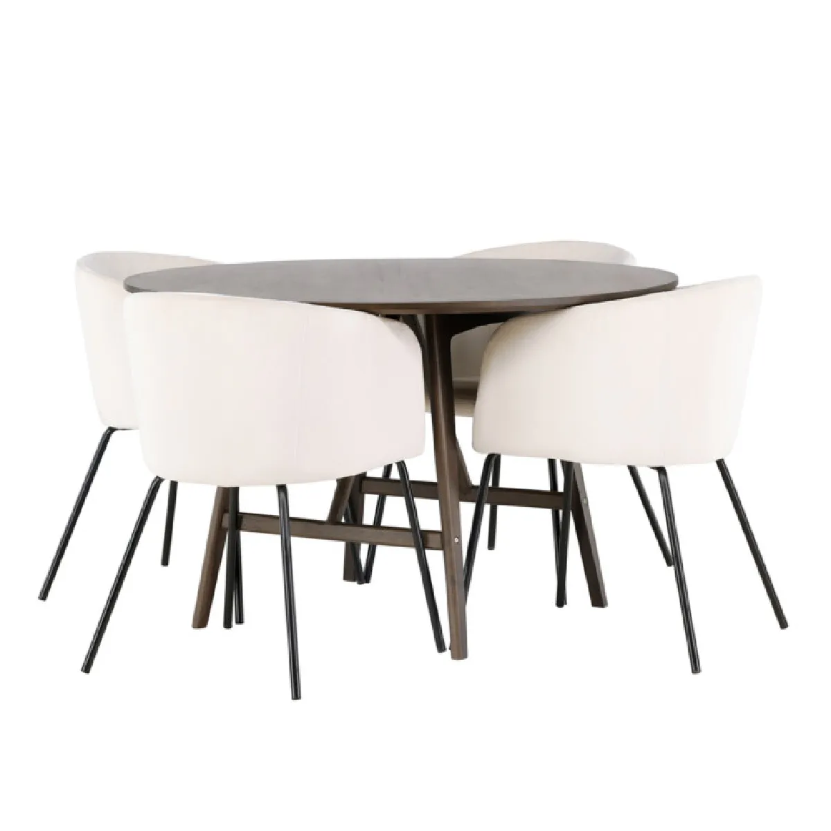 Kaseidon Dining Table with Berit Chairs