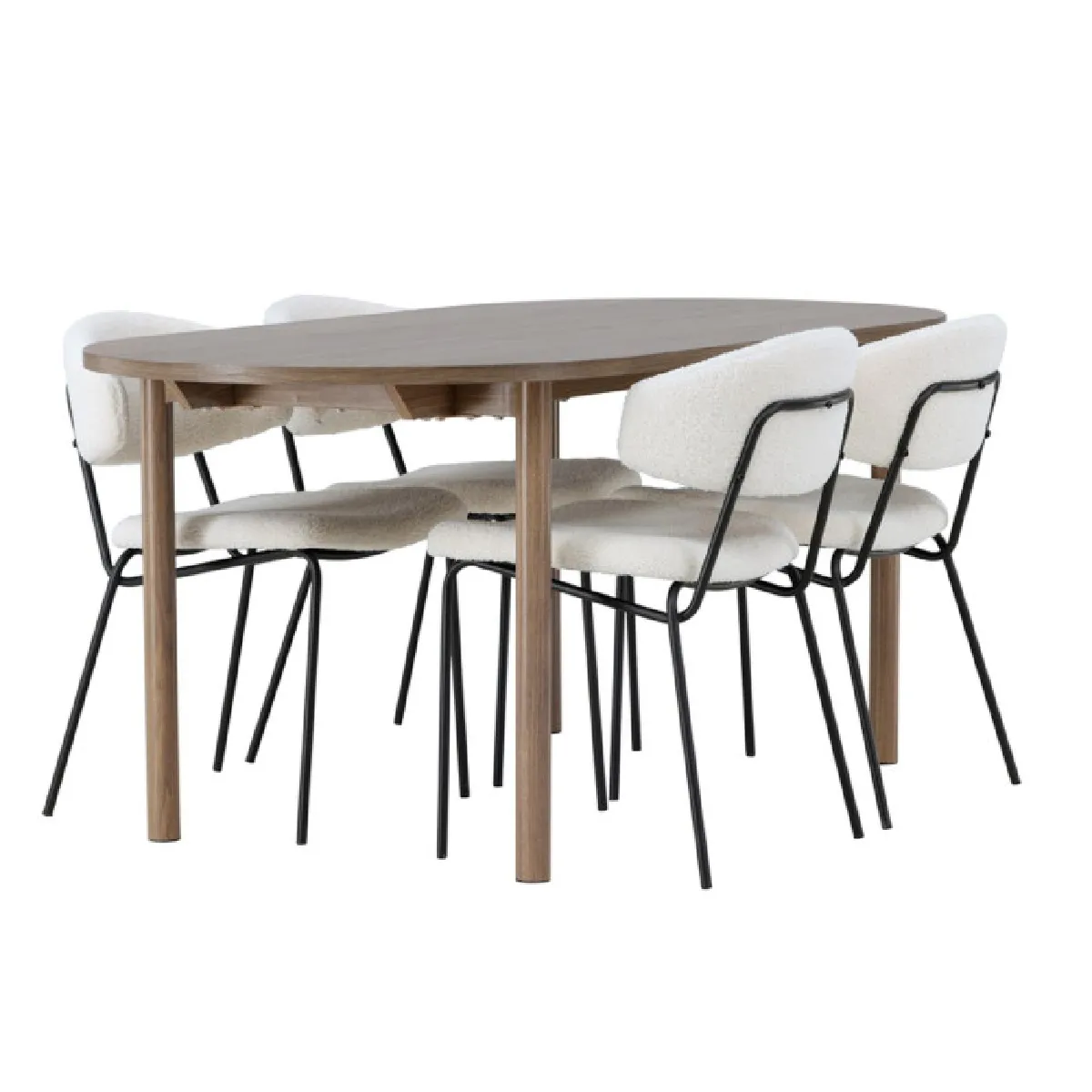 Andy Dining Table with Chico Chairs