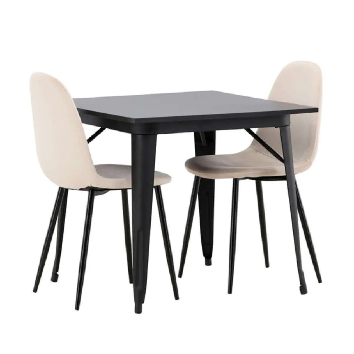 Tempe Dining Table with Polar Chairs