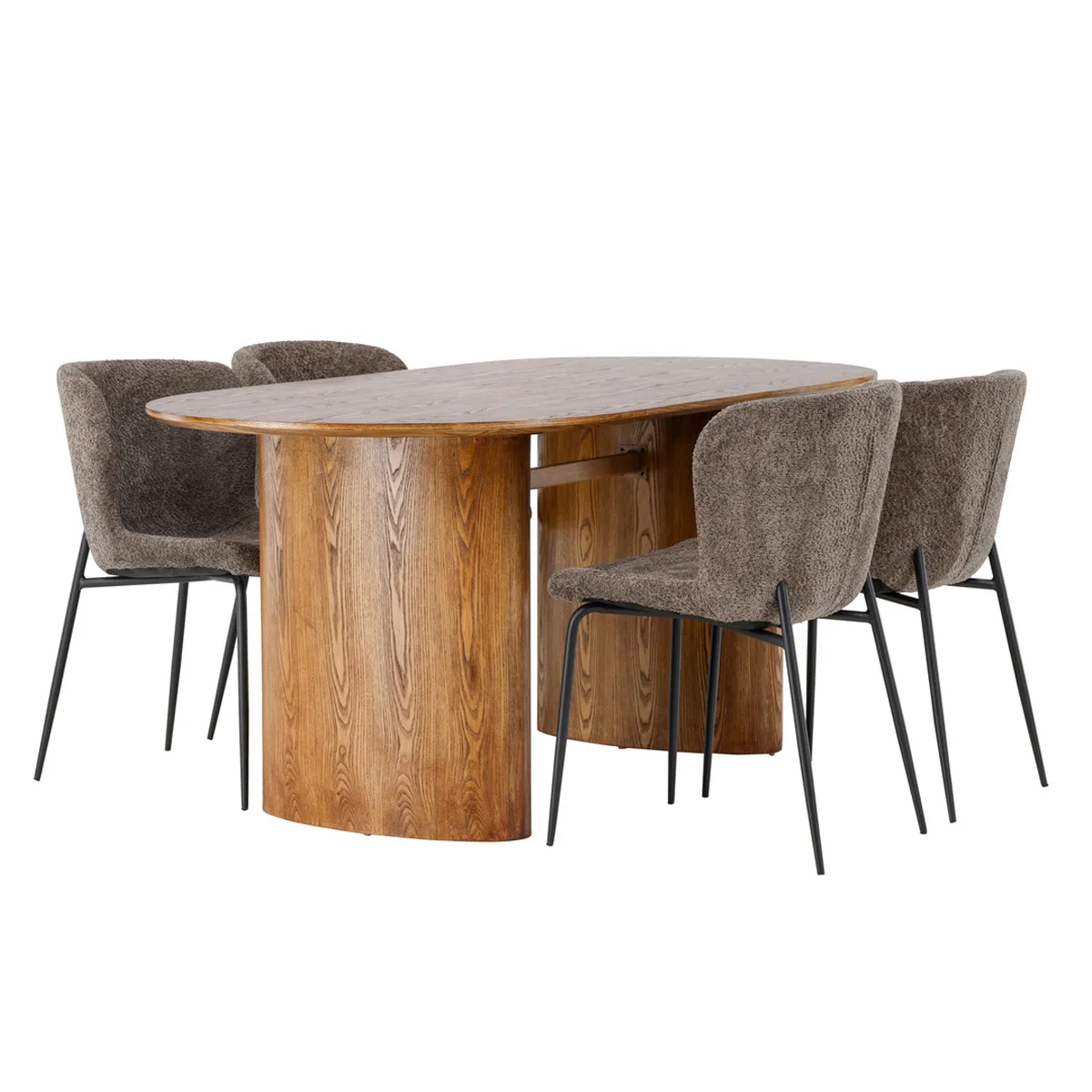 Isolde Dining Table with Modesto Chairs