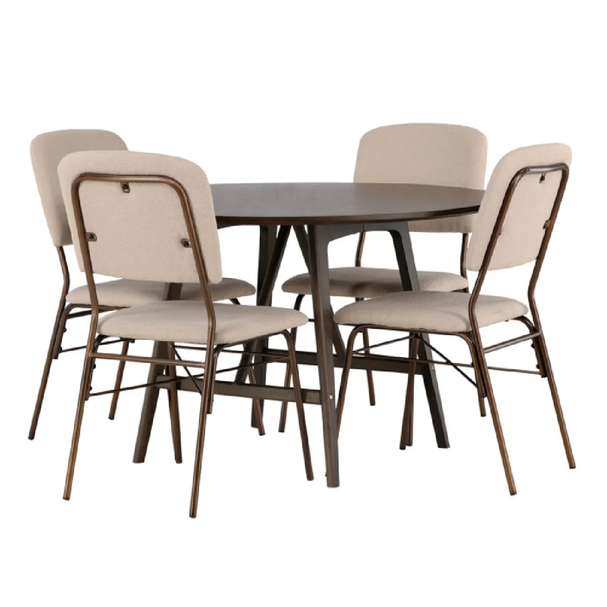 Kaseidon Dining Table with Seda Chairs