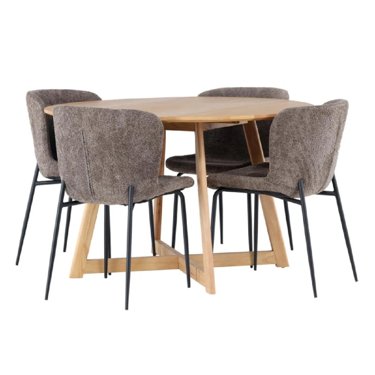 Yakidon Dining Table with Modesto Chairs