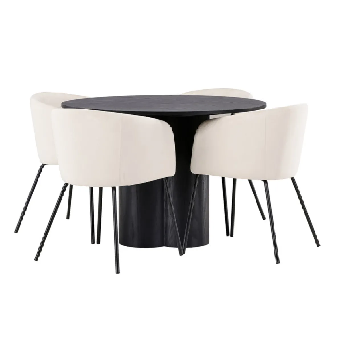 Olivia Dining Table with Berit Chairs