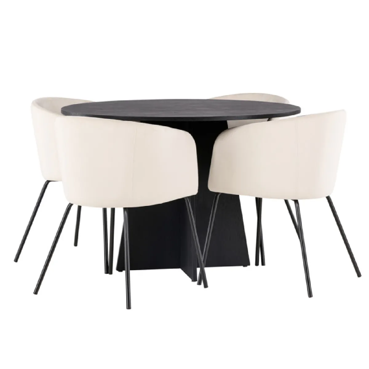Bootcut Dining Table with Berit Chairs